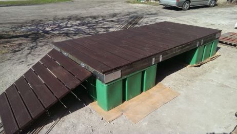 Plovák - statický modul -  zelený