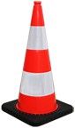 Traffic cone 750 mm PVC/REC - reflective