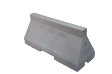 Road barrier U-14 / U-25 50 cm - white