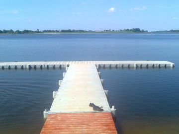 Nástupní můstek k modulárnímu plovoucímu molu 200×110 cm