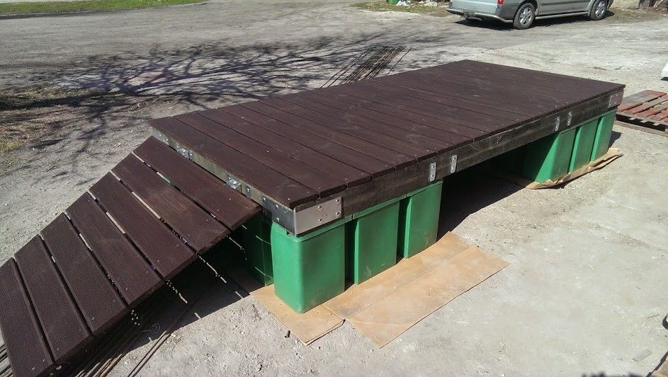 Plovák - statický modul -  zelený