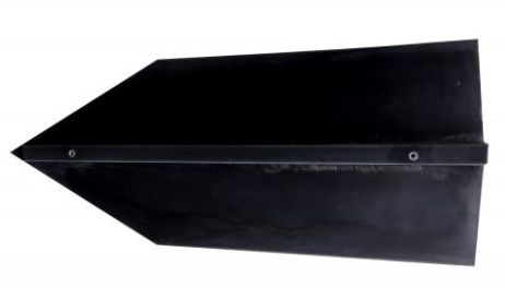 Start/end of catamaran pontoon - black green