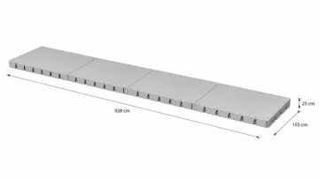 Module 155 x 928 cm