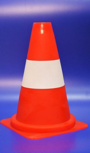 PVC Traffic Cone 30 cm – Reflective Cone with Microbead