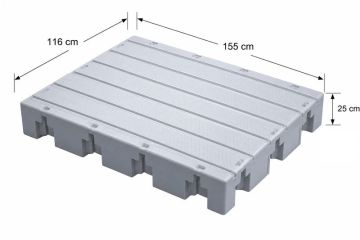 Modular ponton 116x155 cm