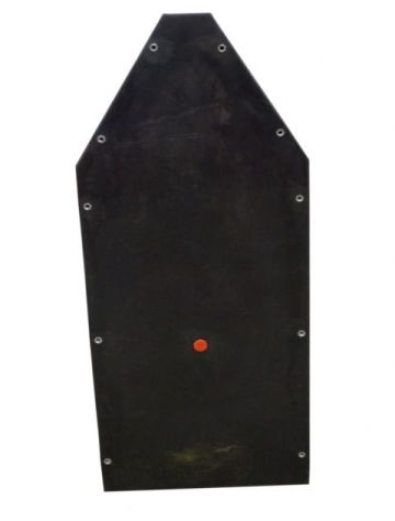 Black initial/final catamaran pontoon