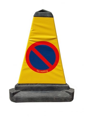 Traffic cone 3 side NO PARKING B-35
