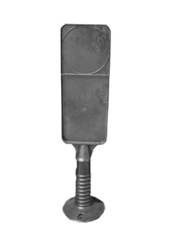 Słupek elastyczny z tablicą 850 mm  - czarny