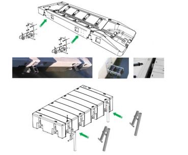 Access ramp for scooters/kayaks