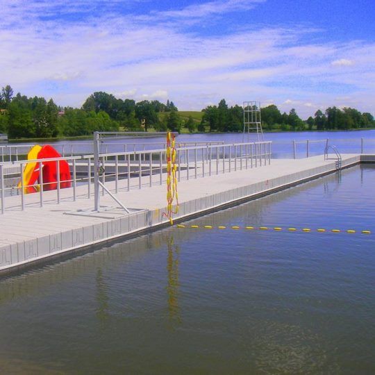 Side Safety Railing for 25 cm high Modular Floating Dock 232x110 cm