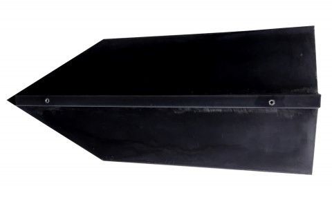 Start/end of catamaran pontoon - black green