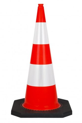 Pachołek 100 cm PVC/REC - odblaskowy