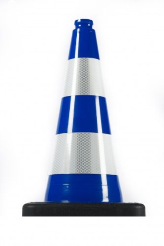 Traffic Cone 50 cm PVC/REC Blue