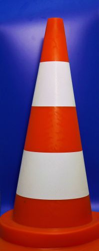 Pachołek 75 cm PVC - odblaskowy z mikrokulkami