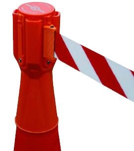 Traffic Cone Topper - 3,6 m - red/white