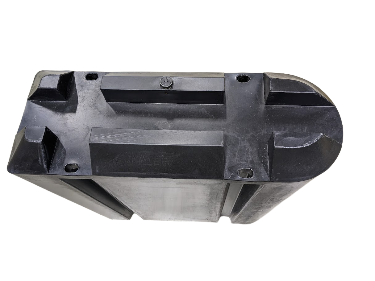 Pływak Y-bom czarny 30 x 80 x 80 cm - pod profil 100 mm