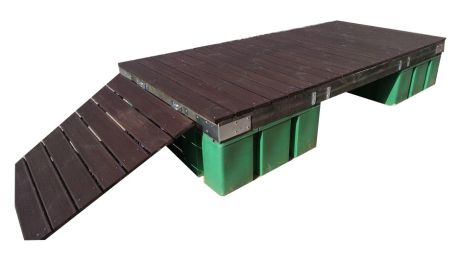 Plovák - statický modul -  zelený