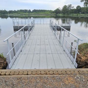 Side Safety Railing for 50 cm high Modular Floating Dock 112 x 110 cm